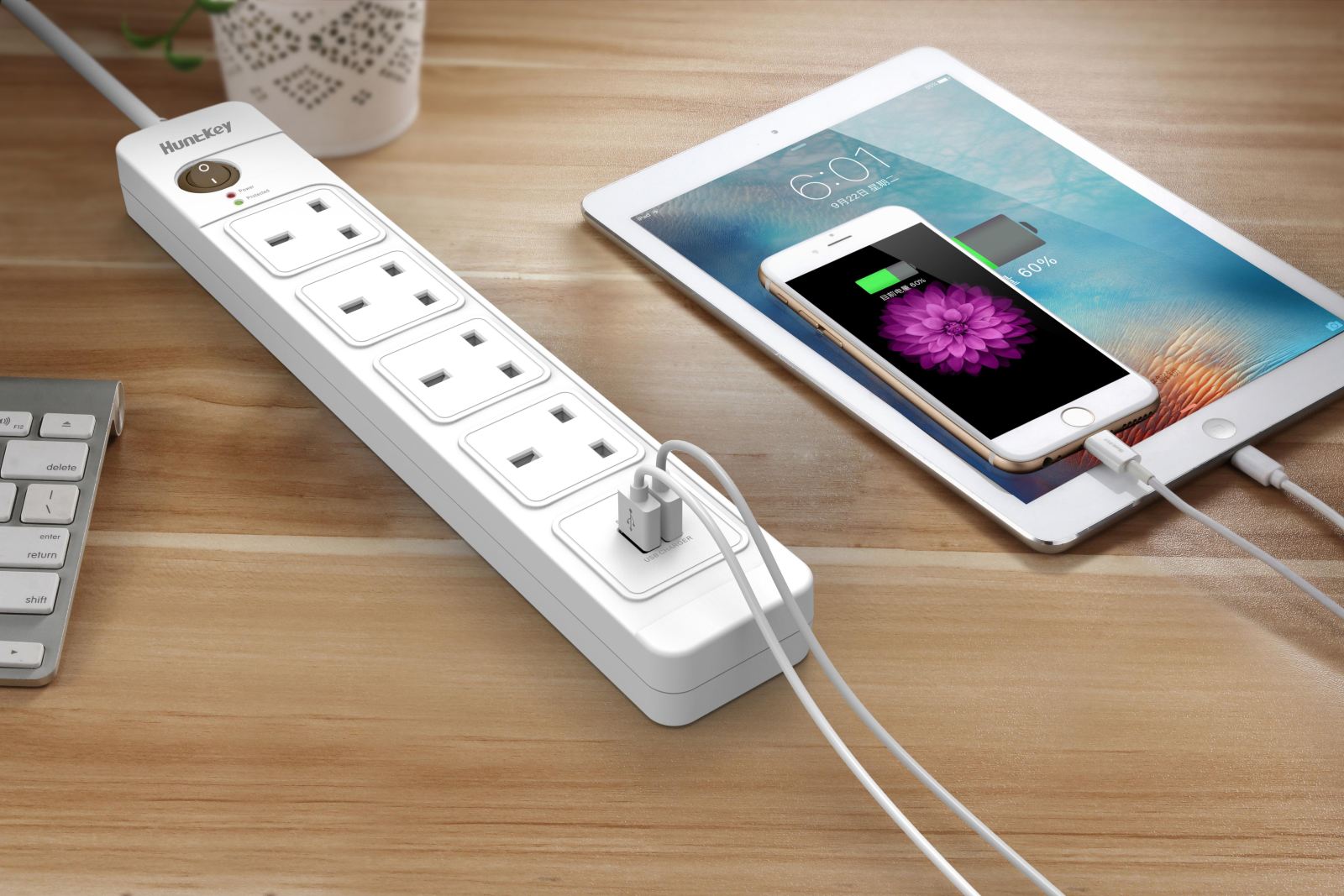 Huntkey Power Strip SUL507 Will Be Available on Amazon - News | Huntkey