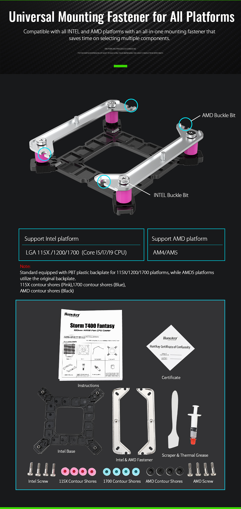 HuntKey CPU Fan T400