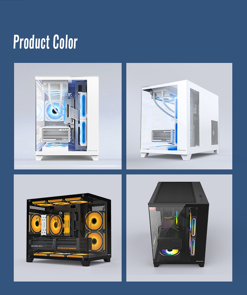 S960 StormX Full View PC Case - Huntkey