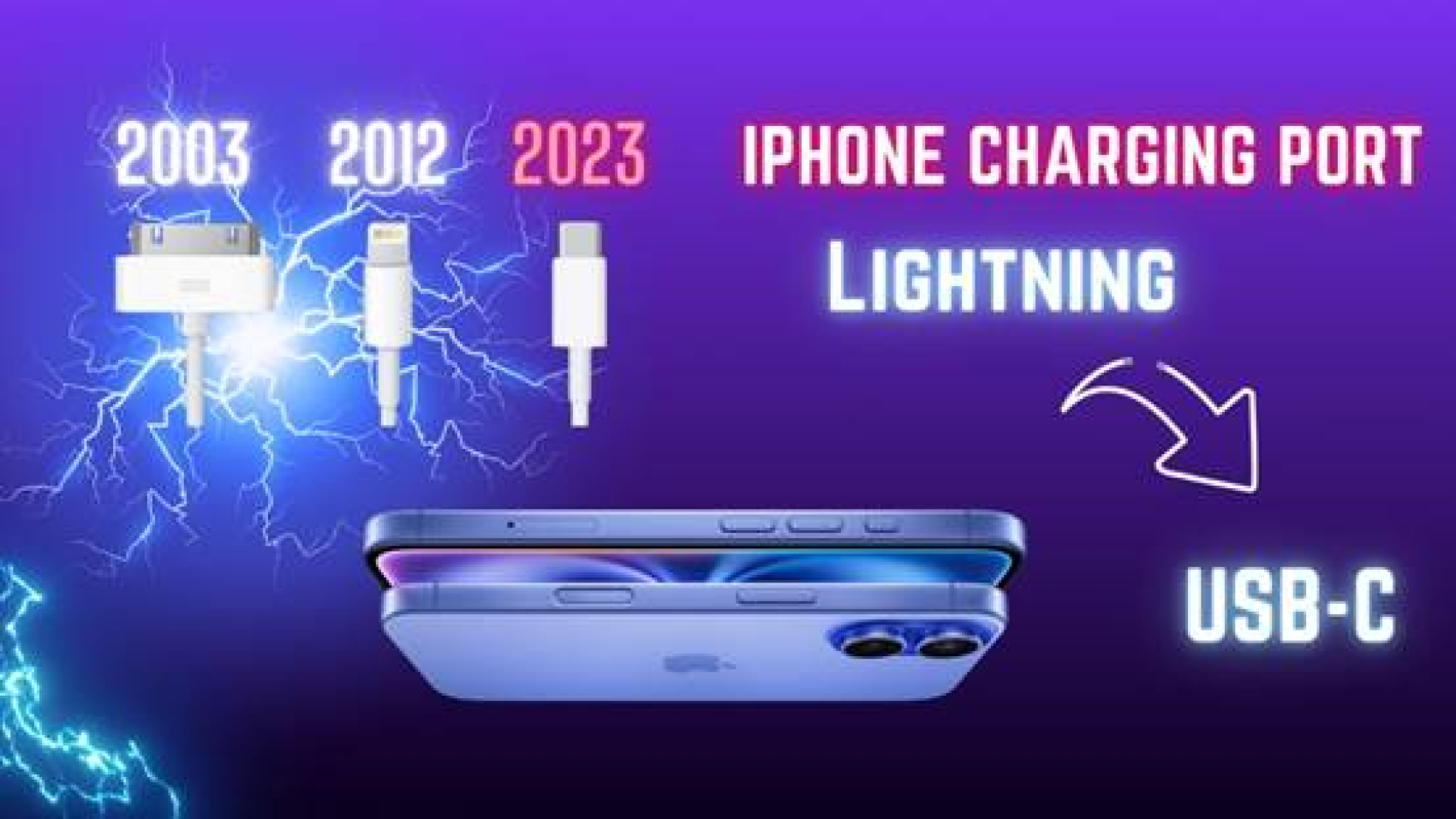 Apple is changing from Lightning to Type-C charging