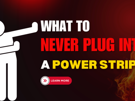 what to never plug into a power strip