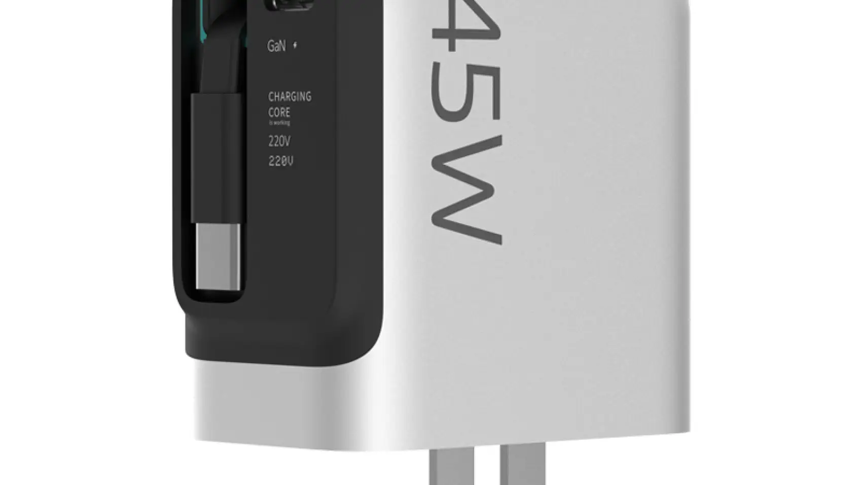 H45-Pro-GaN-Retractable-Wall-Charger-American-Standard