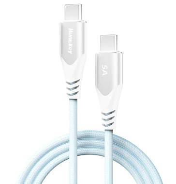 Huntkey blue USB-C to USB-C cable