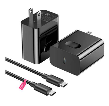 Huntkey K45 charger setup for iPhone and Sansung quick charging